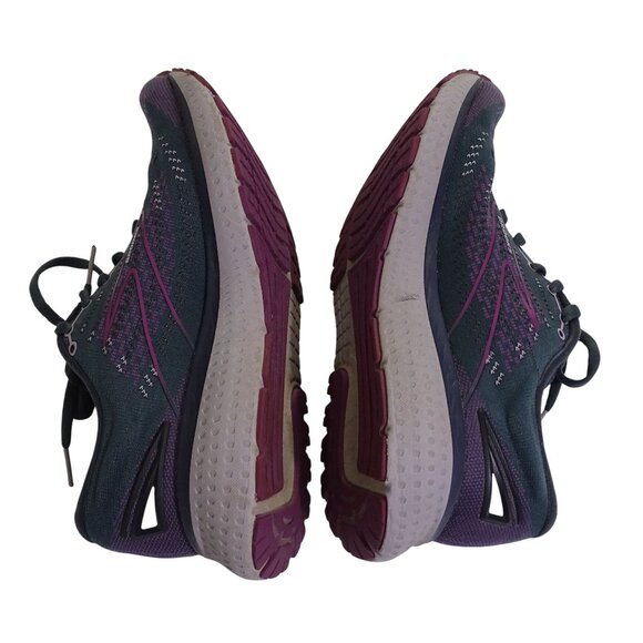 Brooks Glycerin 19 Women Running Shoes Size 9 B Purple Grey Lace Up 1203431b572 - Picture 5 of 13